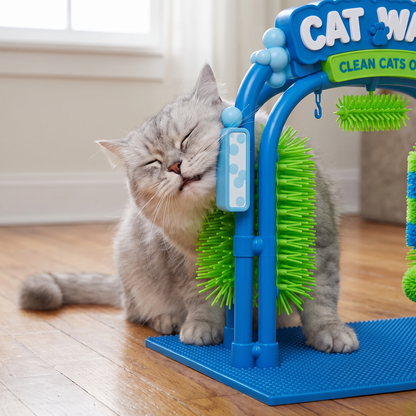 Autolavado de gatos sin agua